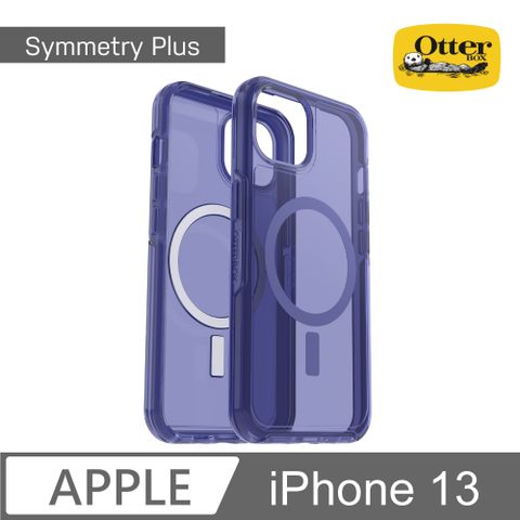 OtterBox iPhone 13 Symmetry Plus 炫彩幾何⁺保護殼-透藍 (支援MagSafe)