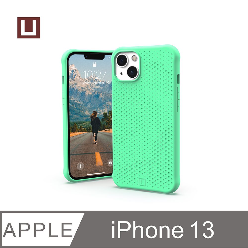 UAG [U] iPhone 13 耐衝擊矽膠保護殼-綠