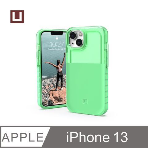 UAG [U] iPhone 13 耐衝擊雙彩透明保護殼-綠