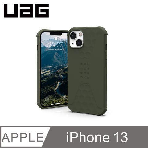 UAG iPhone 13 耐衝擊輕薄矽膠保護殼-綠