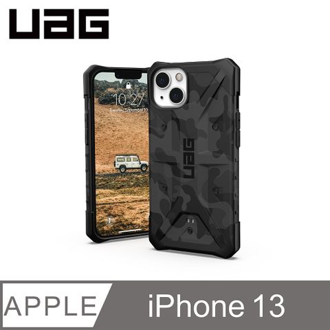 UAG iPhone 13 耐衝擊保護殼-迷彩黑