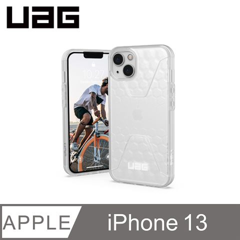 UAG iPhone 13 耐衝擊簡約保護殼-透明