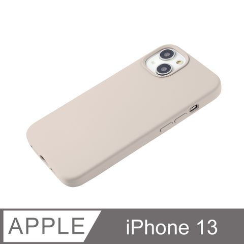 【經典液態殼 I 莊園系列】iPhone 13 手機殼 i13 保護殼 矽膠殼 軟殼 (岩石灰)