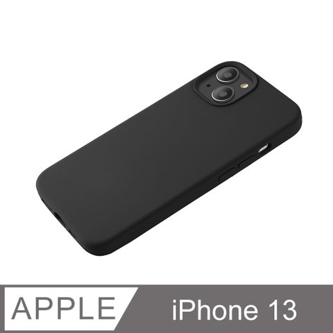 【經典液態殼 I 城市系列】iPhone 13 手機殼 i13 保護殼 矽膠殼 軟殼 (黑)