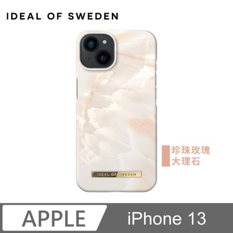 iDeal Of Sweden iPhone 13 北歐時尚瑞典流行手機殼-珍珠玫瑰大理石