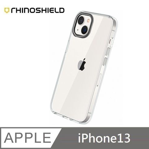 RHINOSHIELD 犀牛盾 Clear 透明防摔手機殼 五年黃化保固 適用 iPhone 13 - 雙鏡頭 - 6.1吋 - 全透明