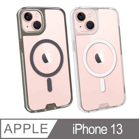 hoda iPhone 13 6.1吋 晶石鋼化玻璃軍規防摔保護殼