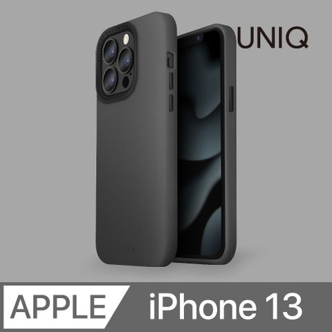 UNI-Q UNIQ LinoHue 液態矽膠防摔殼 支援磁吸充電 灰色 iPhone 13 (6.1 吋)