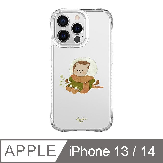 TOYSELECT 拓伊生活 iPhone 13/14 6.1吋 Mandie暖呼呼刺蝟抗黃防摔iPhone手機殼