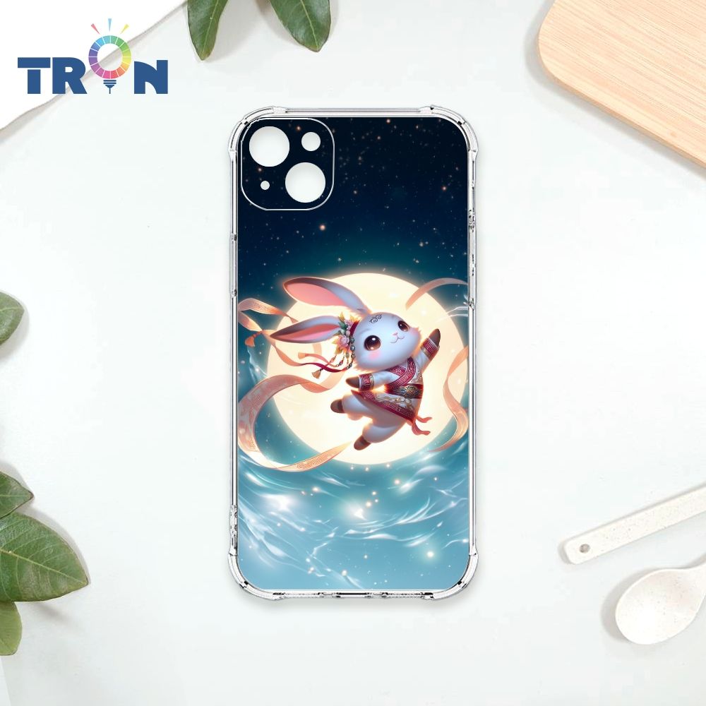  TRON IPhone 13 古風月亮兔子 四角防摔殼 手機殼