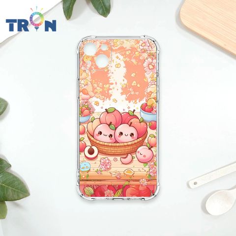 TRON IPhone 13 2顆快樂的水蜜桃 四角防摔殼 手機殼