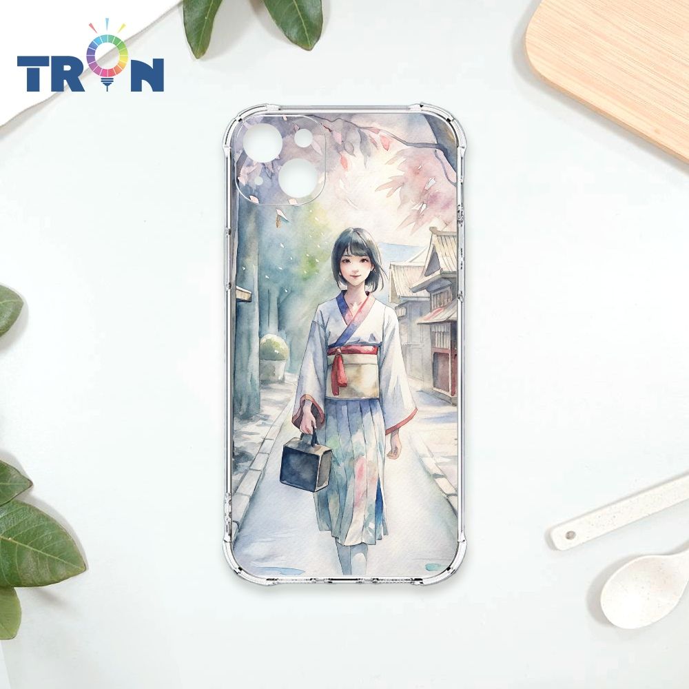  TRON IPhone 13 水彩少女 四角防摔殼 手機殼