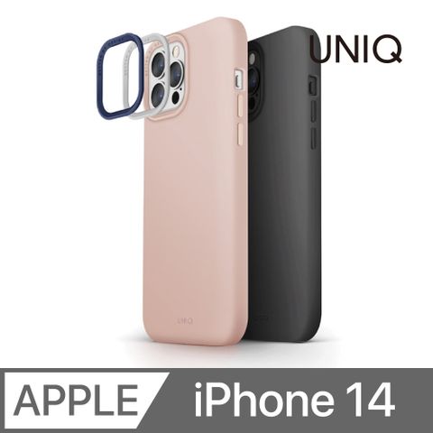 UNIQ LinoHue 液態矽膠雙色鏡頭防摔手機殼 支援Magclick iPhone 14 / 13 (6.1 吋)