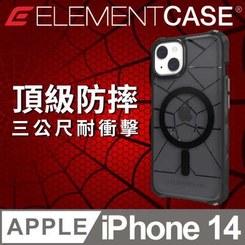 Element Case 美國  Special Ops iPhone 14 特種行動軍規防摔殼MagSafe版 - 透黑