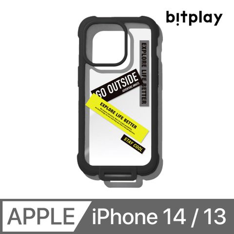 Bitplay WanderCase 隨行殼(附贈貼紙) iPhone 14 / 13 (6.1 吋) 霧黑色