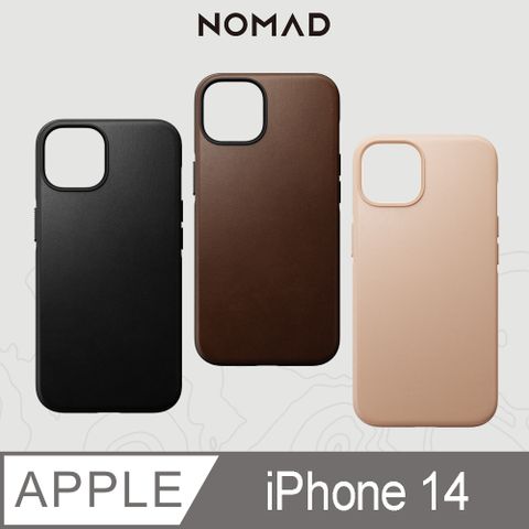 美國NOMAD 嚴選Classic皮革保護殼-iPhone 14 (6.1)