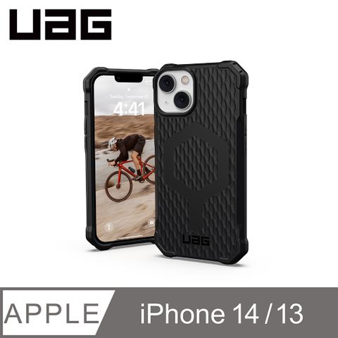 UAG iPhone 13/14 MagSafe 耐衝擊輕量保護殼-黑