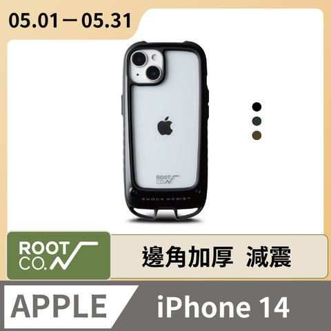 日本 ROOT CO. iPhone 14 雙掛勾式防摔手機殼 - 共三色