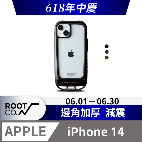 日本 ROOT CO. iPhone 14 雙掛勾式防摔手機殼 - 共三色