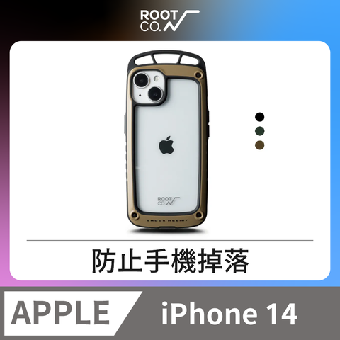 ROOT CO. 日本  iPhone 14 透明背板上掛勾防摔手機殼 - 共三色