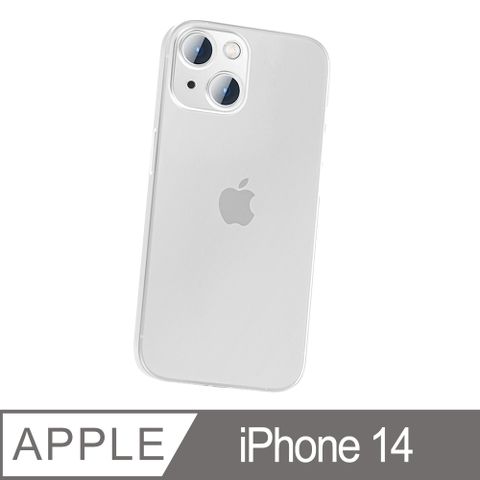 Benks iPhone14  (6.1) Lollipop 0.4mm超薄磨砂保護殼-透白
