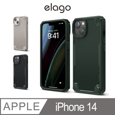 Elago iPhone 14 6.1吋 Armor衝擊吸收消光手機殼