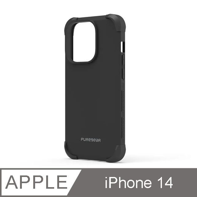 PureGear 普格爾  DUALTEK坦克保護殼 iPhone 14 消光黑