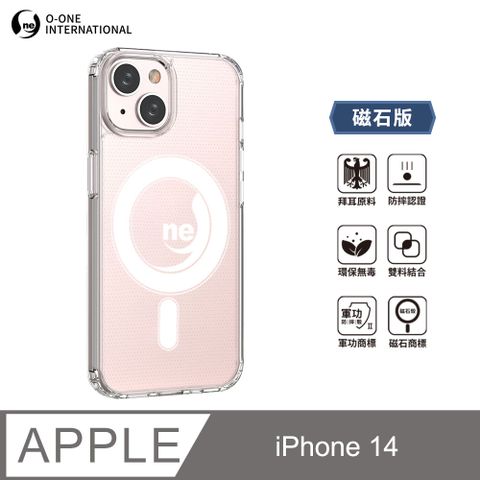 o-one 圓一 O-ONE MAG 軍功Ⅱ防摔殼–磁石版 Apple iPhone 14