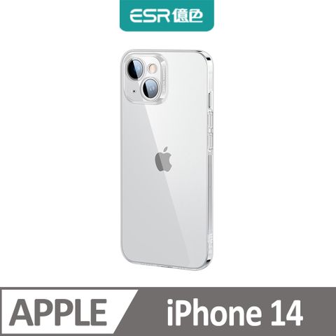 ESR 億色 iPhone 13/14 強化玻璃背板防摔保護殼-冰晶琉璃