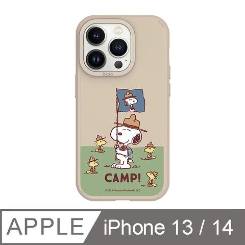 TOYSELECT 拓伊生活 iPhone 13/14 6.1吋 SNOOPY史努比 CAMP峽谷強悍MagSafe iPhone手機殼