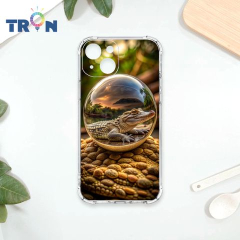 TRON IPhone 14 水晶球裡的動物們-2 四角防摔殼 手機殼