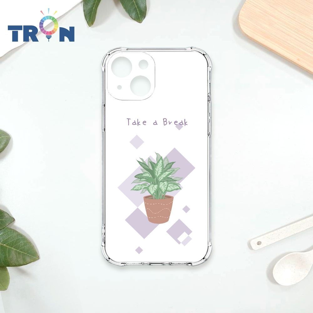  TRON IPhone 14 清新文青風格盆栽 四角防摔殼 手機殼