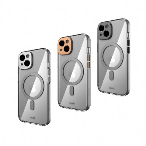 【moshi】iPhone 14 iGlaze 磁吸輕量透明保護殼