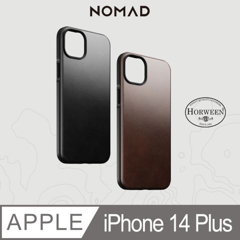 【支援MagSafe無線充電】美國NOMAD 精選Horween皮革保護殼iPhone 14 Plus (6.7")➟百年工藝、經典傳奇