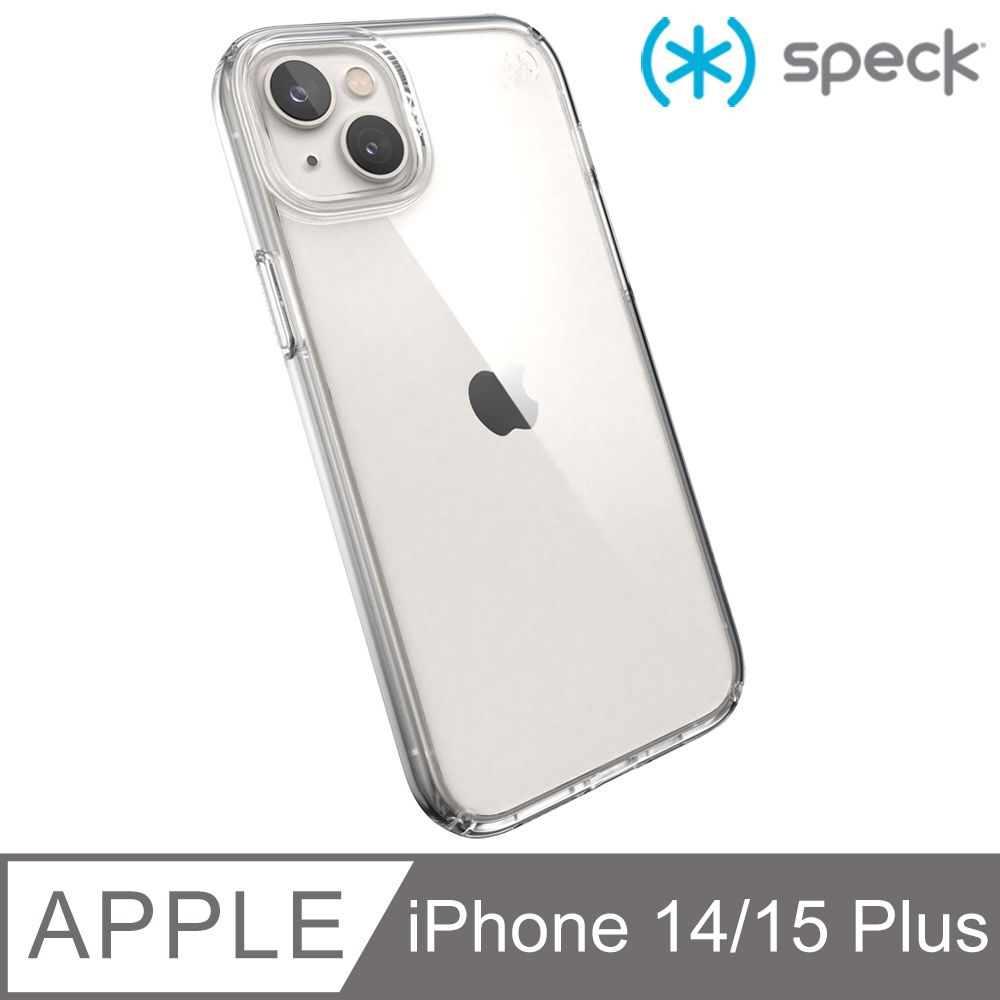 Speck  iPhone 14 Plus/15 Plus (6.7吋) Presidio Perfect-Clear透明防摔殼