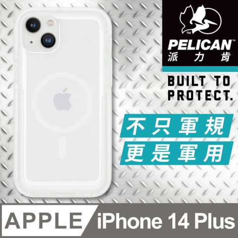 Pelican 派力肯 美國  派力肯 iPhone 14 Plus Voyager 航海家環保抗菌超防摔殼MagSafe - 透明