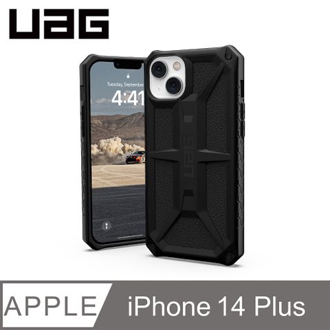 UAG iPhone 14 Plus 頂級版耐衝擊保護殼-極黑