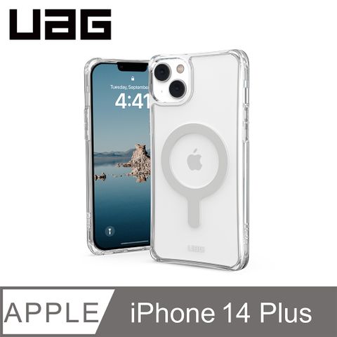 UAG iPhone 14 Plus MagSafe 耐衝擊保護殼-極透明