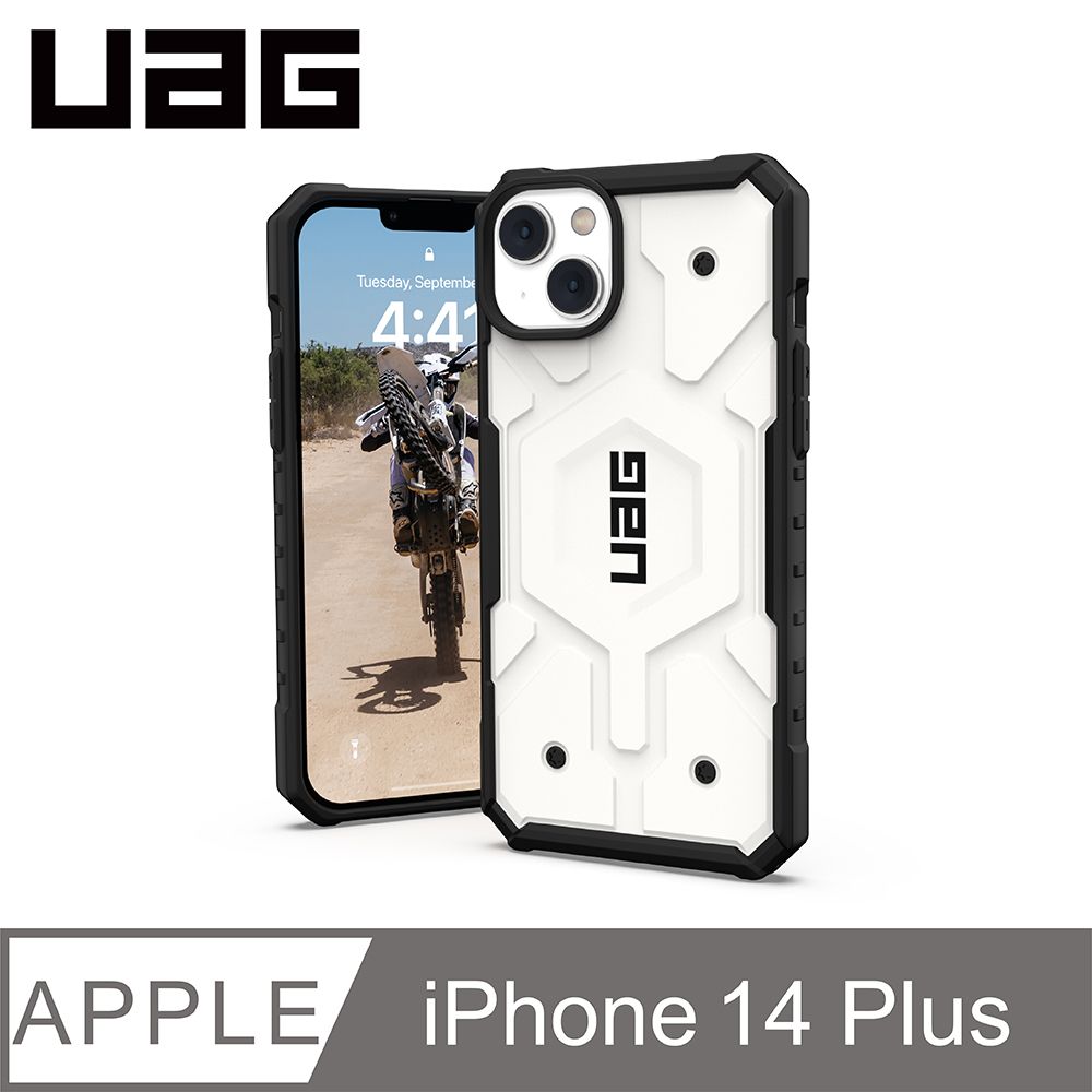 UAG  iPhone 14 Plus MagSafe 耐衝擊保護殼-白