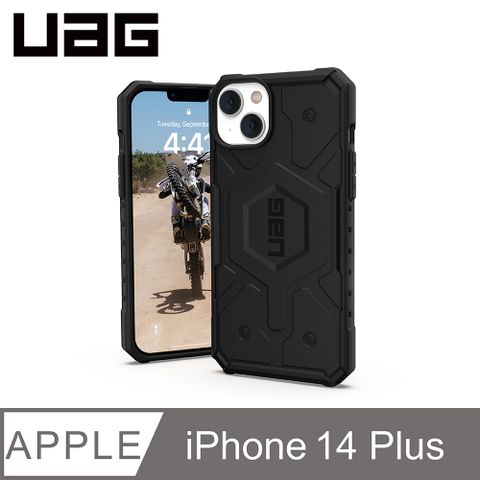 UAG iPhone 14 Plus MagSafe 耐衝擊保護殼-黑