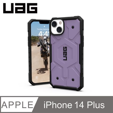 UAG iPhone 14 Plus MagSafe 耐衝擊保護殼-紫