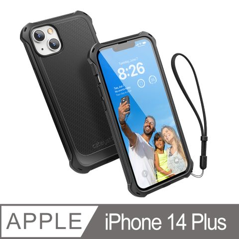 CATALYST iPhone14 Plus (6.7吋) MagSafe 防滑防摔保護殼 ●黑QI無線充電獲2016年美國消費性電子展創新獎