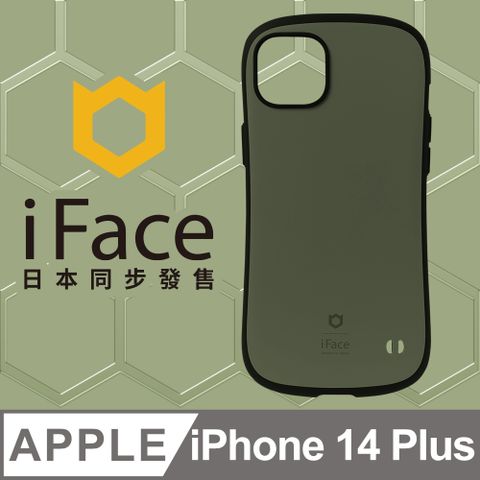 日本 iFace iPhone 14 Plus First Class 抗衝擊頂級保護殼 - 軍綠色