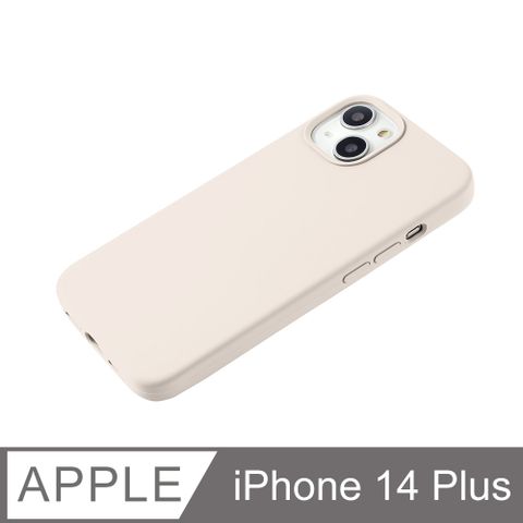 【經典液態殼 I 莊園系列】iPhone 14 Plus 手機殼 i14 Plus 保護殼 矽膠殼 軟殼 (古董白)