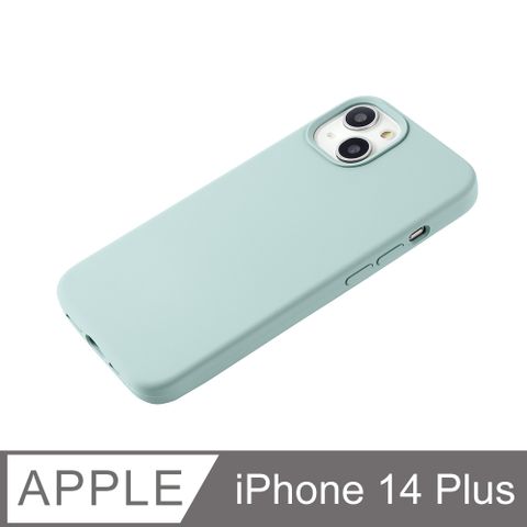 【經典液態殼 I 莊園系列】iPhone 14 Plus 手機殼 i14 Plus 保護殼 矽膠殼 軟殼 (薄荷綠)