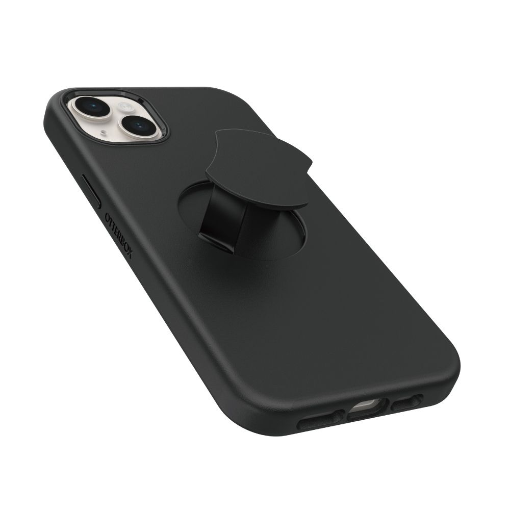 OTTERBOX  iPhone 14 Plus OtterGrip Symmetry 炫彩幾何保護殼-黑 (支援MagSafe)