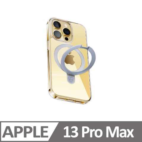 TORRAS UPRO Ostand MagSafe支架防摔手機殼 for iPhone 13 Pro Max-透明
