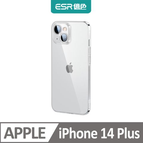 ESR 億色 iPhone 14 Plus 強化玻璃背板防摔保護殼-冰晶琉璃