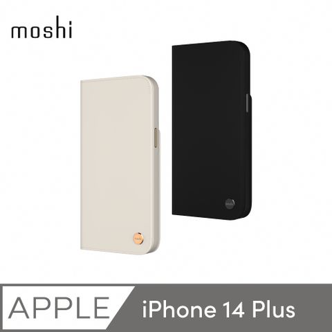 Moshi 摩仕 iPhone 14 Plus Overture 磁吸可拆式卡夾型皮套 (MagSafe)