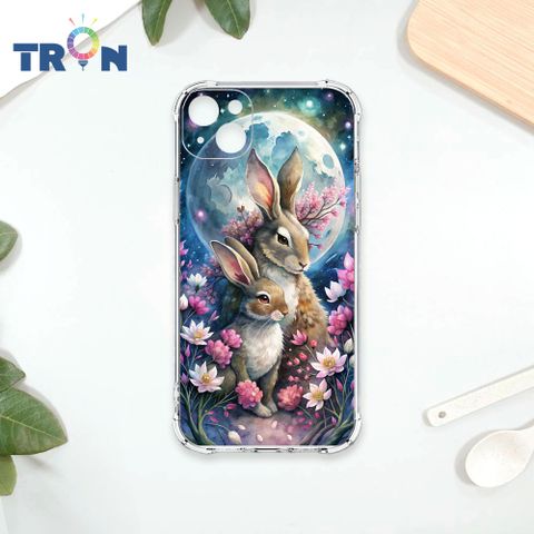 TRON IPhone 14 PLUS 月球上的兔子 四角防摔殼 手機殼